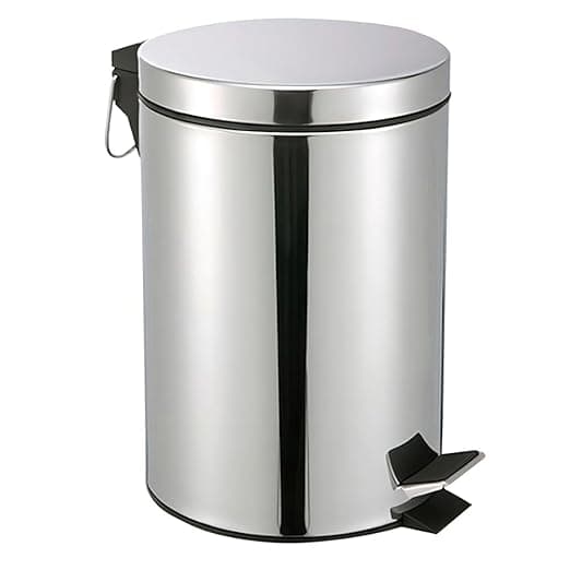 Lixeira de Aço Inox 5 Litros com Pedal